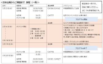 ロシア語研修プログラム